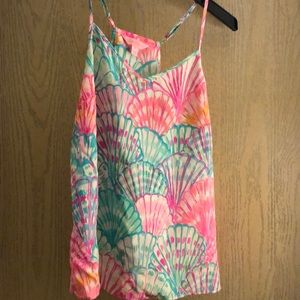 XS Lilly Pulitzer Oh Shello Dusk Tank